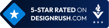 5 star rated on Design Rush